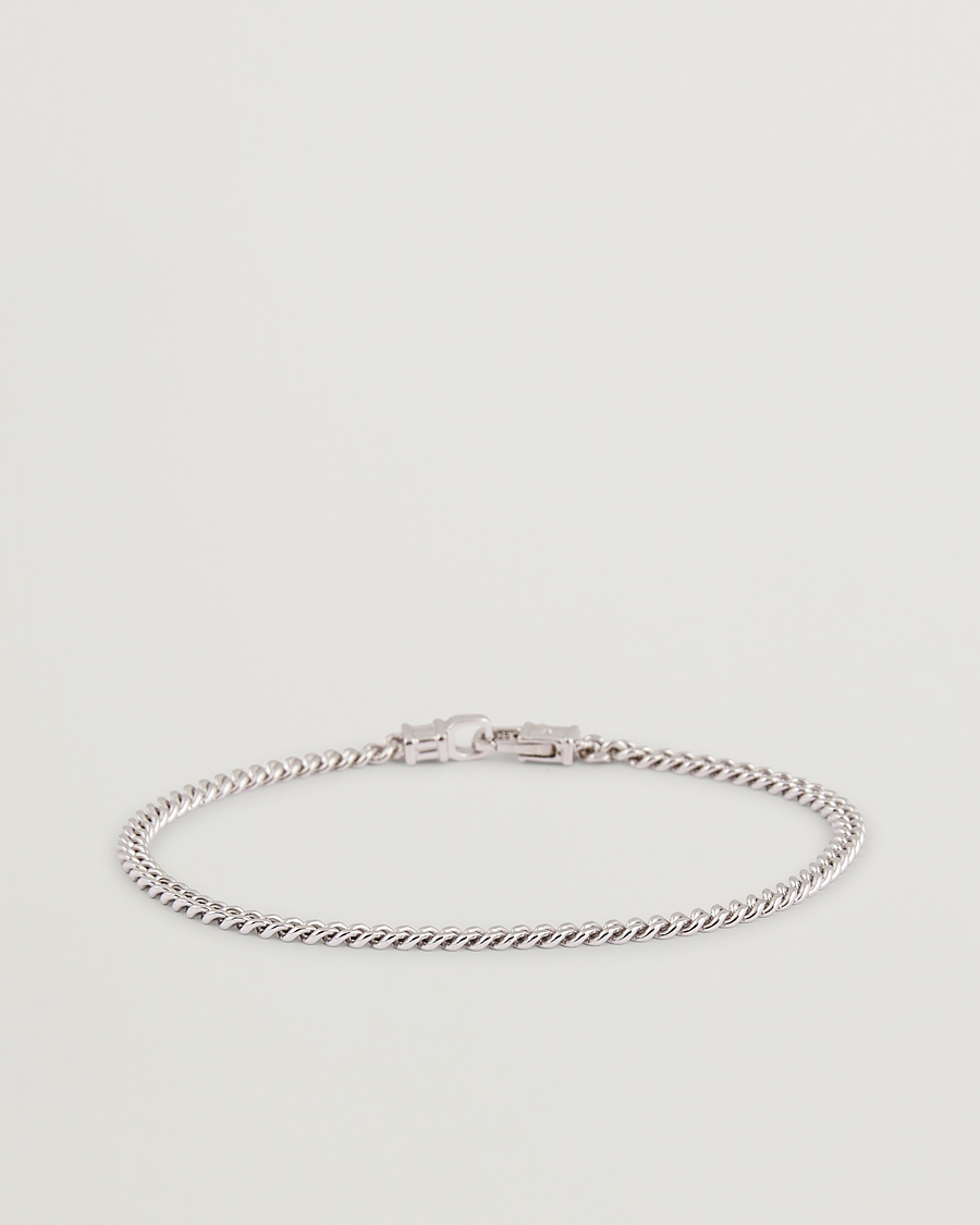 Mies |  | Tom Wood | Curb Bracelet M Silver
