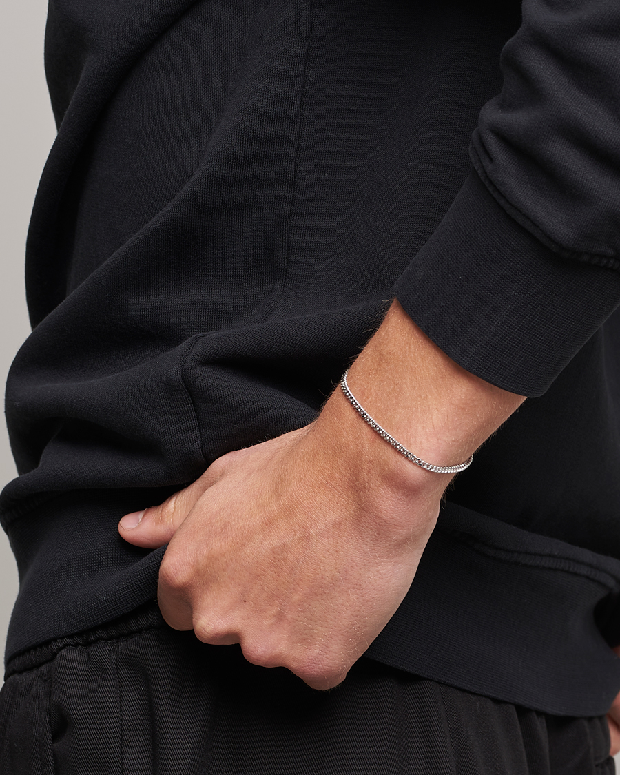 Mies | Korut | Tom Wood | Curb Bracelet M Silver