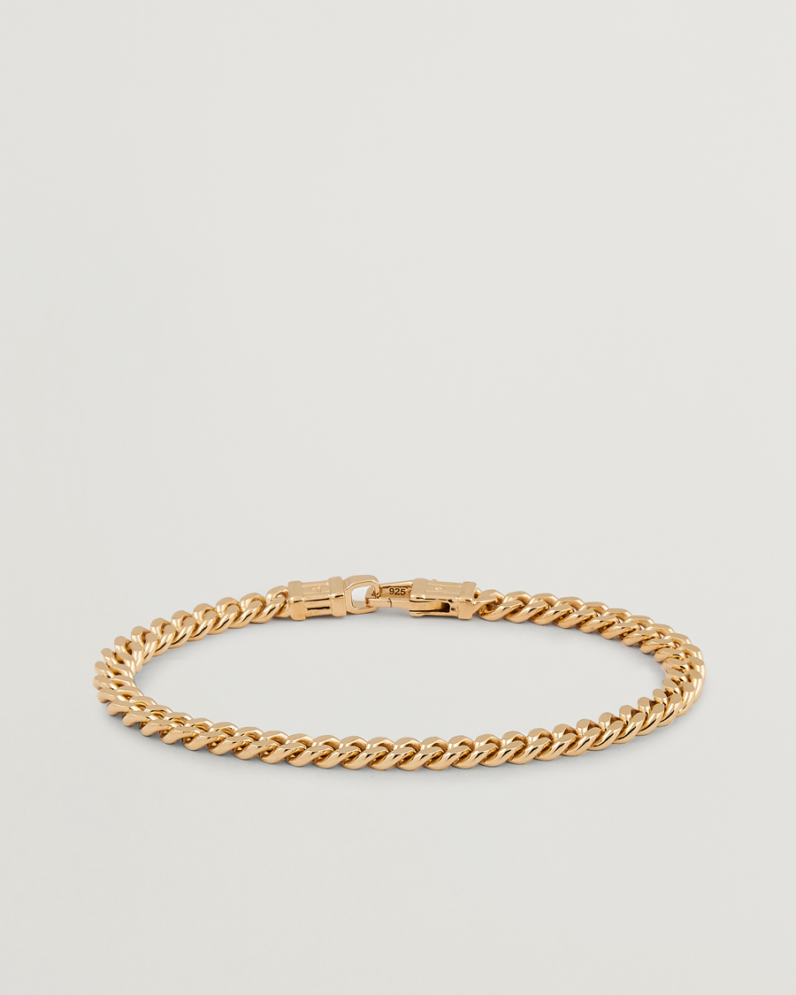 Miehet |  | Tom Wood | Curb Bracelet L Gold