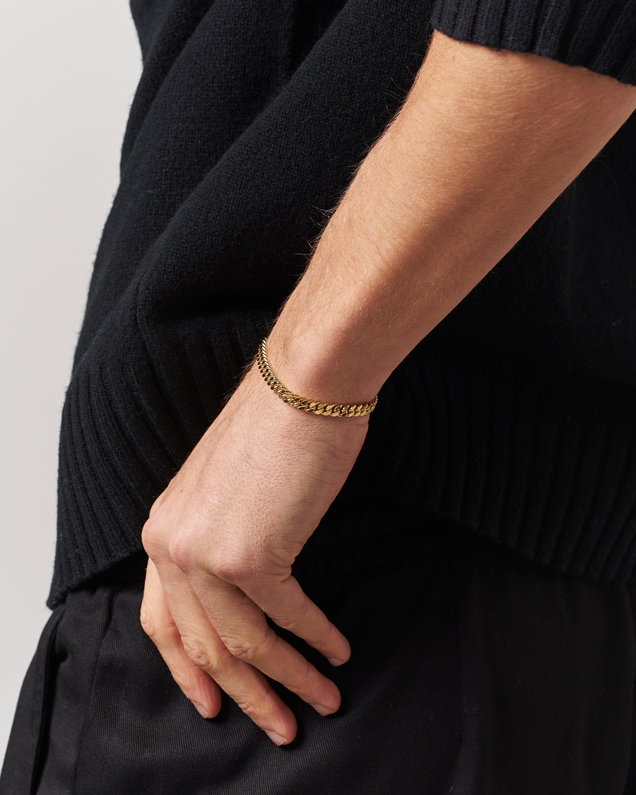 Mies | Korut | Tom Wood | Curb Bracelet L Gold