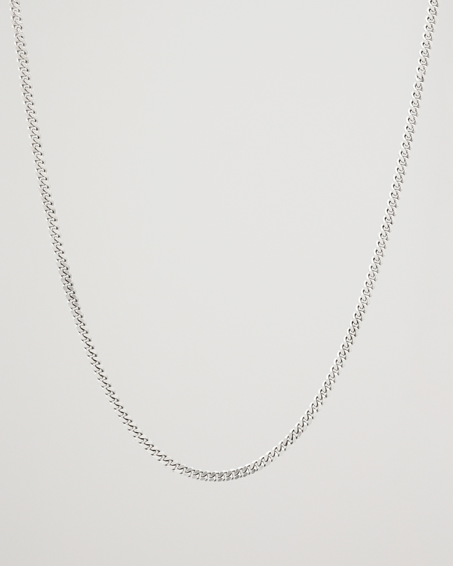 Mies | Korut | Tom Wood | Curb Chain M Necklace Silver