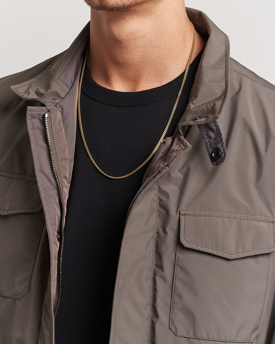 Mies |  | Tom Wood | Curb Chain M Necklace Gold