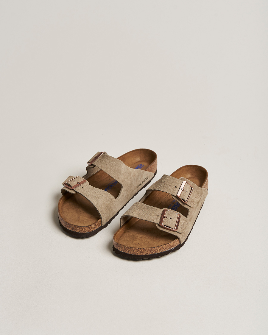 Mies |  | BIRKENSTOCK | Arizona Soft Footbed Taupe Suede