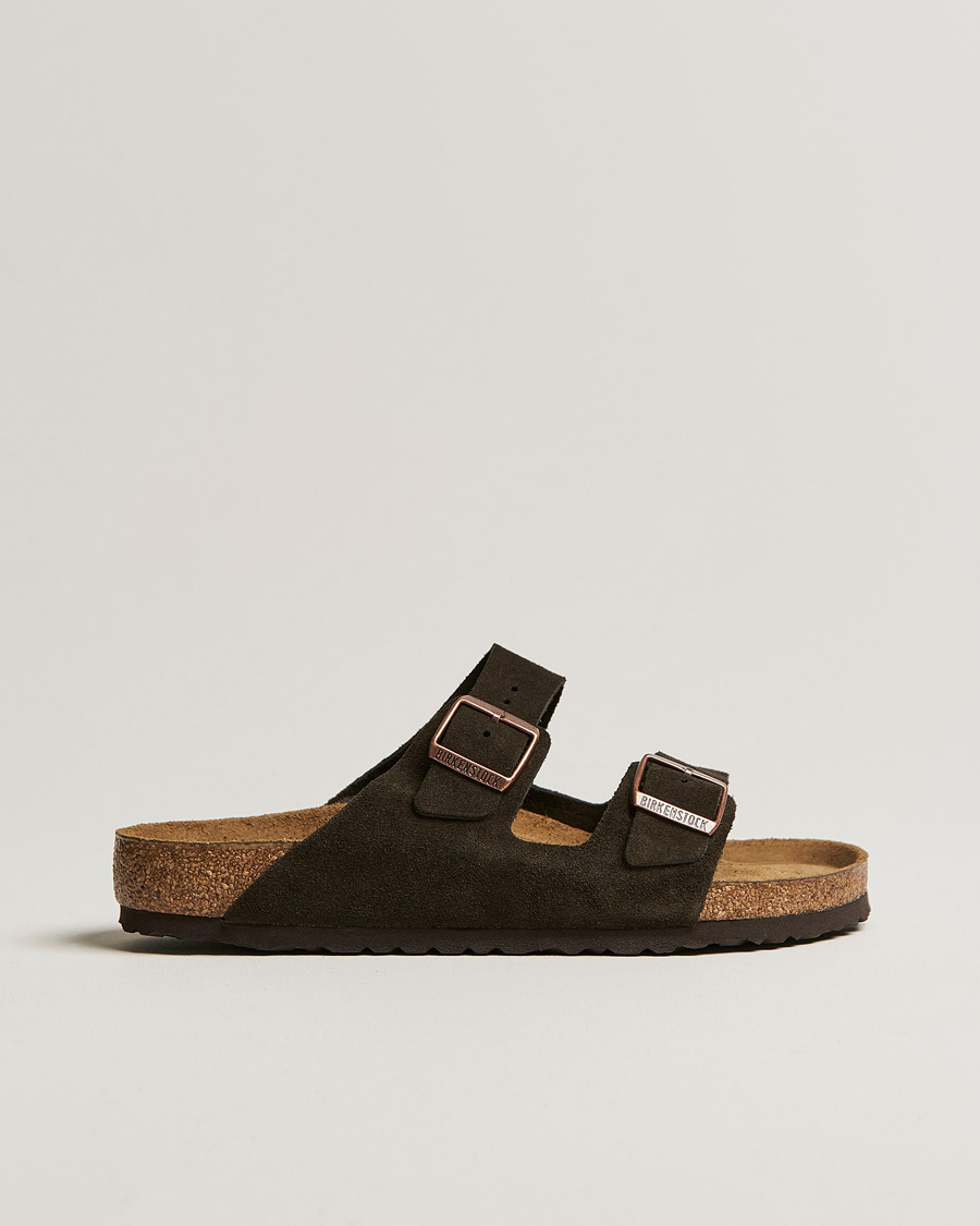 Mies | Sandaalit ja tohvelit | BIRKENSTOCK | Arizona Soft Footbed Mocha Suede