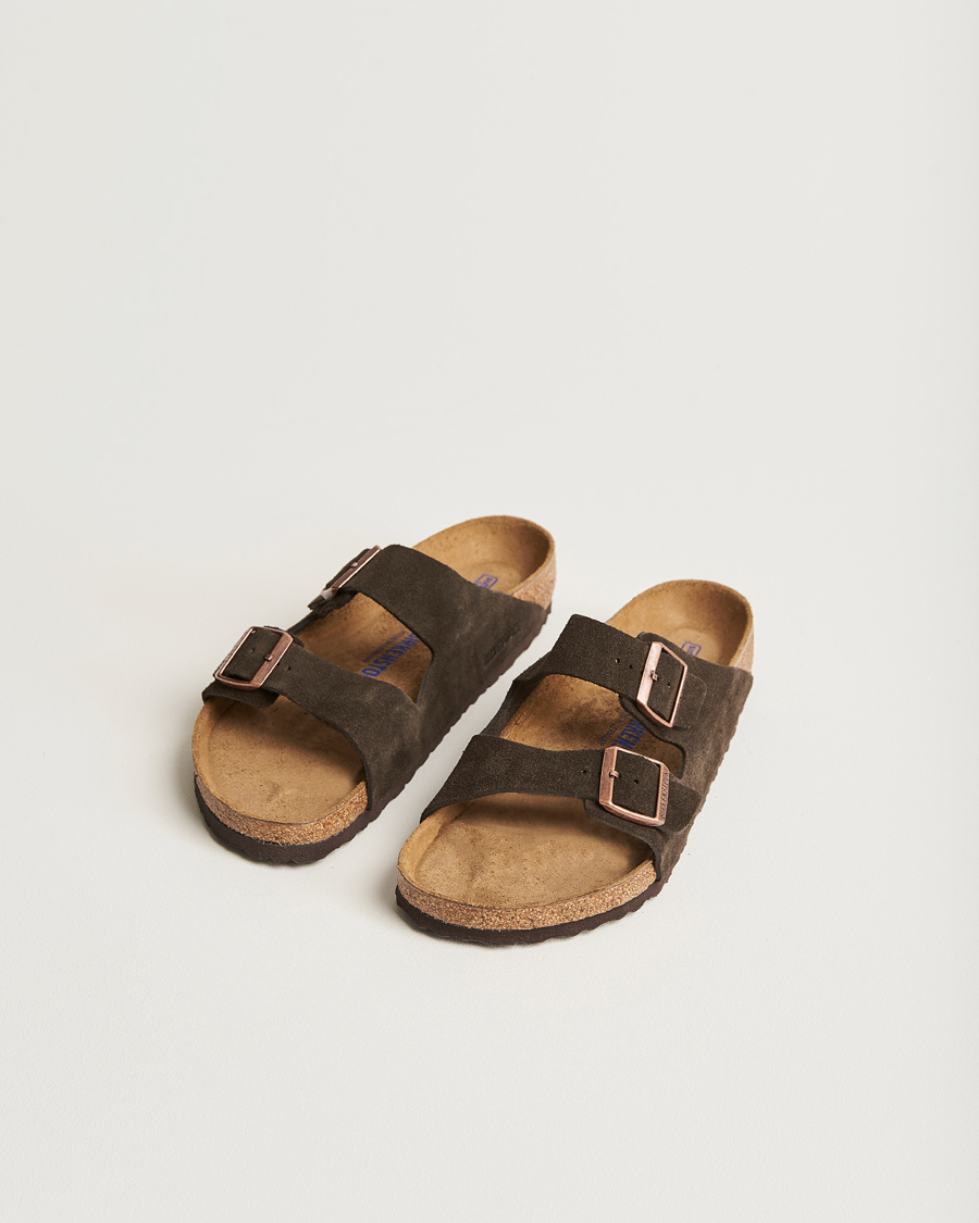 Mies | Sandaalit ja tohvelit | BIRKENSTOCK | Arizona Soft Footbed Mocha Suede