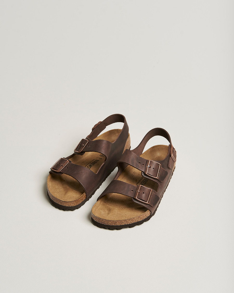 Mies |  | BIRKENSTOCK | Milano Classic Footbed Habana Oiled Leather