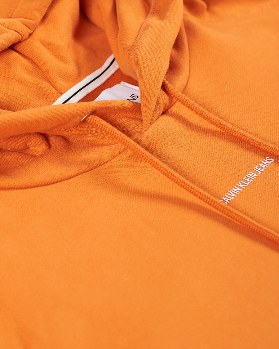 Mies | Puserot | Calvin Klein Jeans | Micro Branding Hoodie Rusty Orange