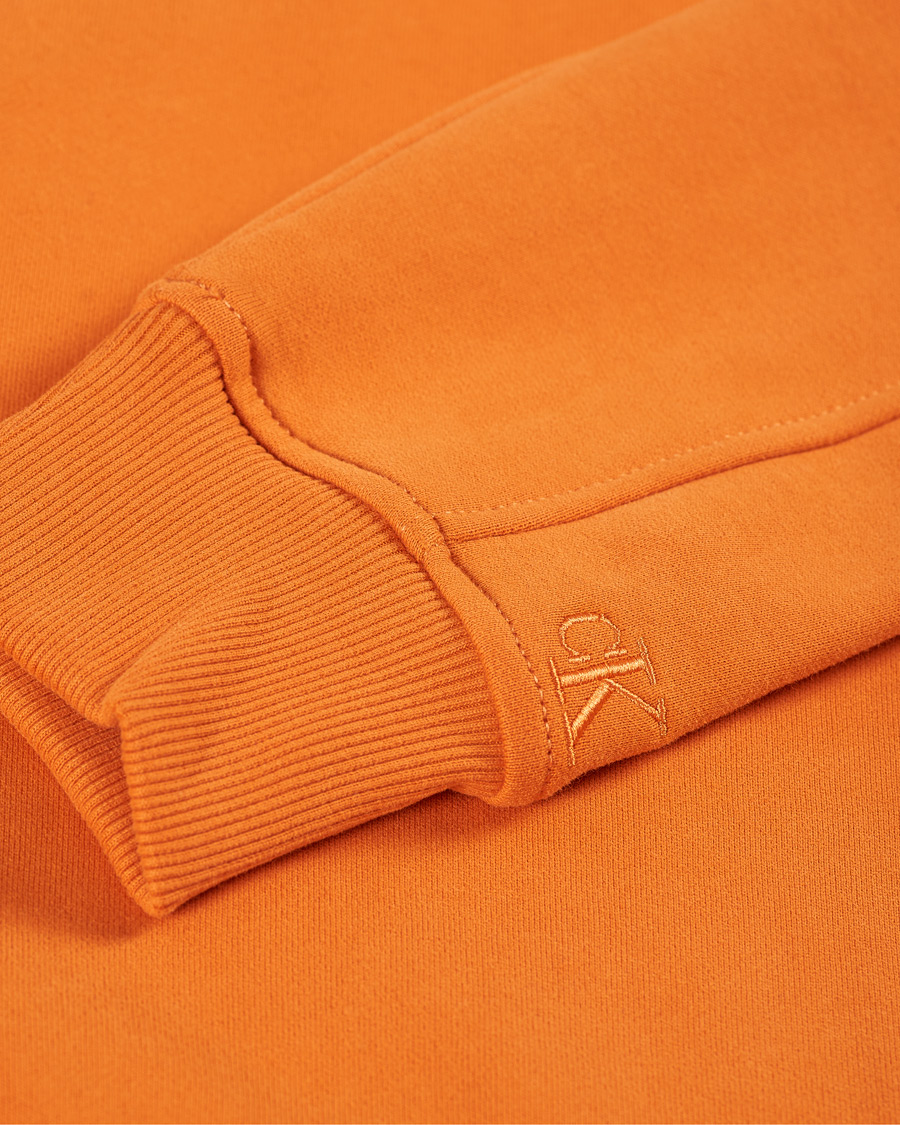 Mies | Puserot | Calvin Klein Jeans | Micro Branding Hoodie Rusty Orange