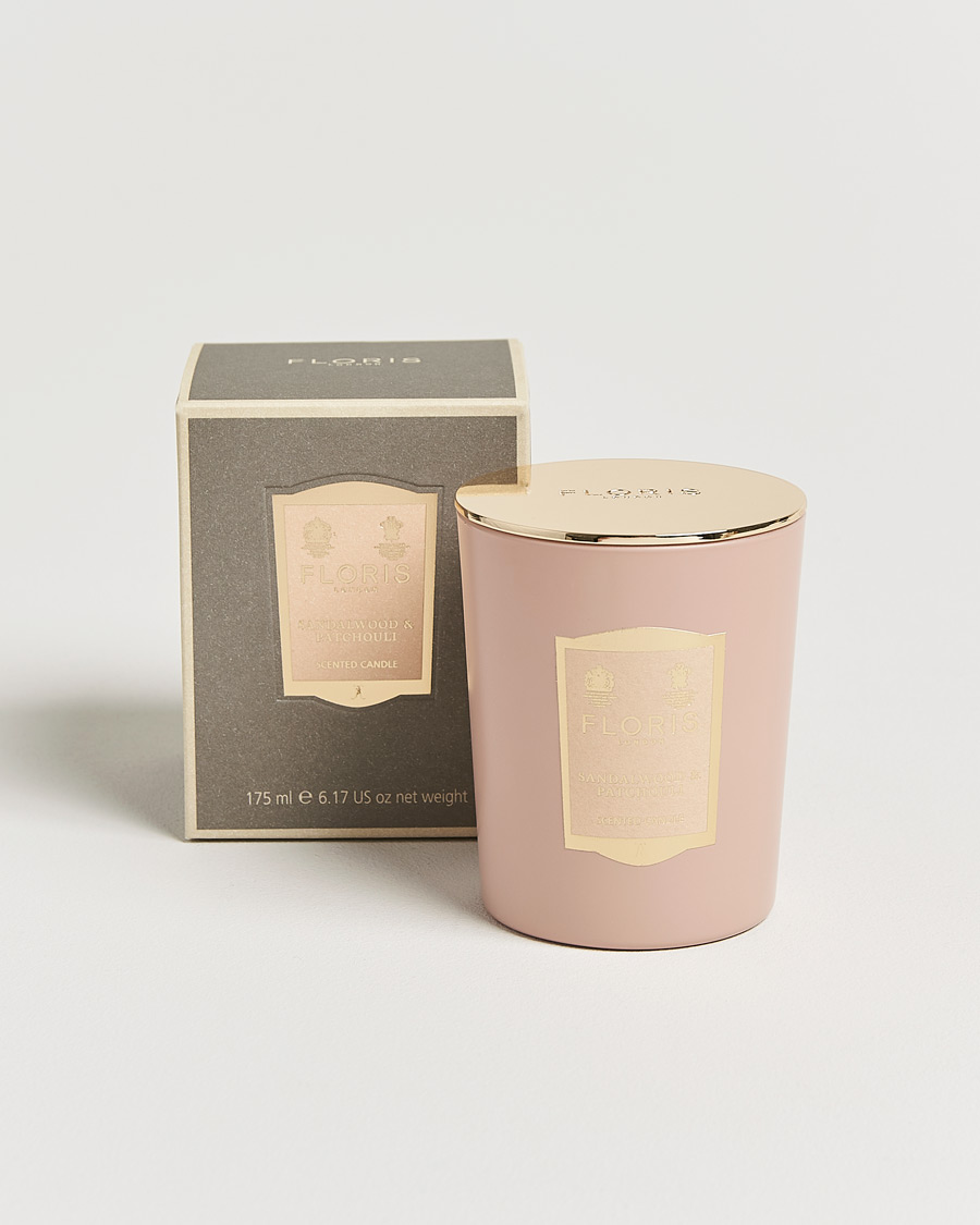Mies | Tuoksukynttilät | Floris London | Scented Candle Sandalwood & Patchouli 175g