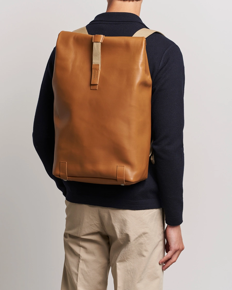 Mies | Brooks England | Brooks England | Pickwick Large Leather Backpack Honey