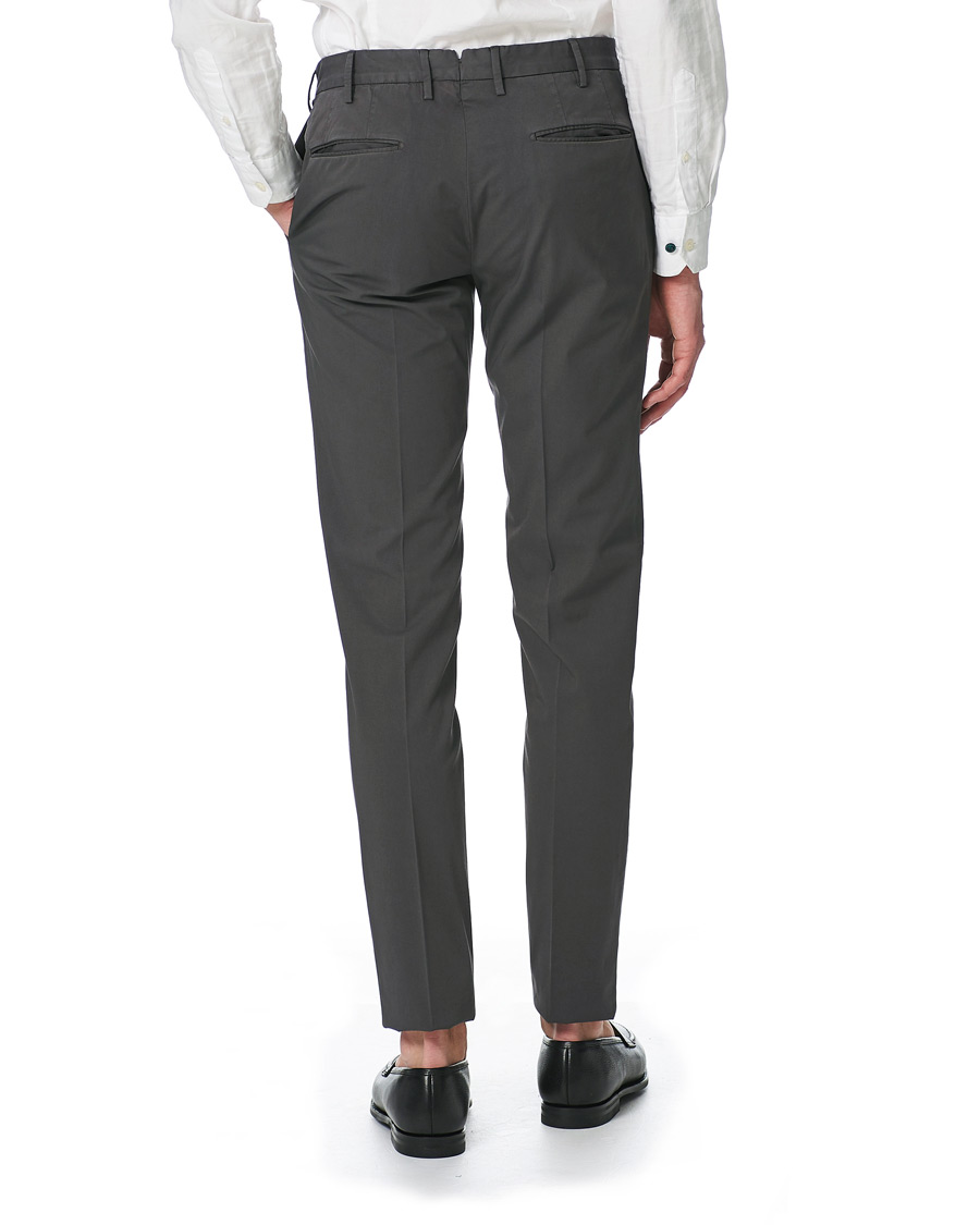 Mies | Housut | Incotex | Slim Fit Stretch Chinos Dark Grey