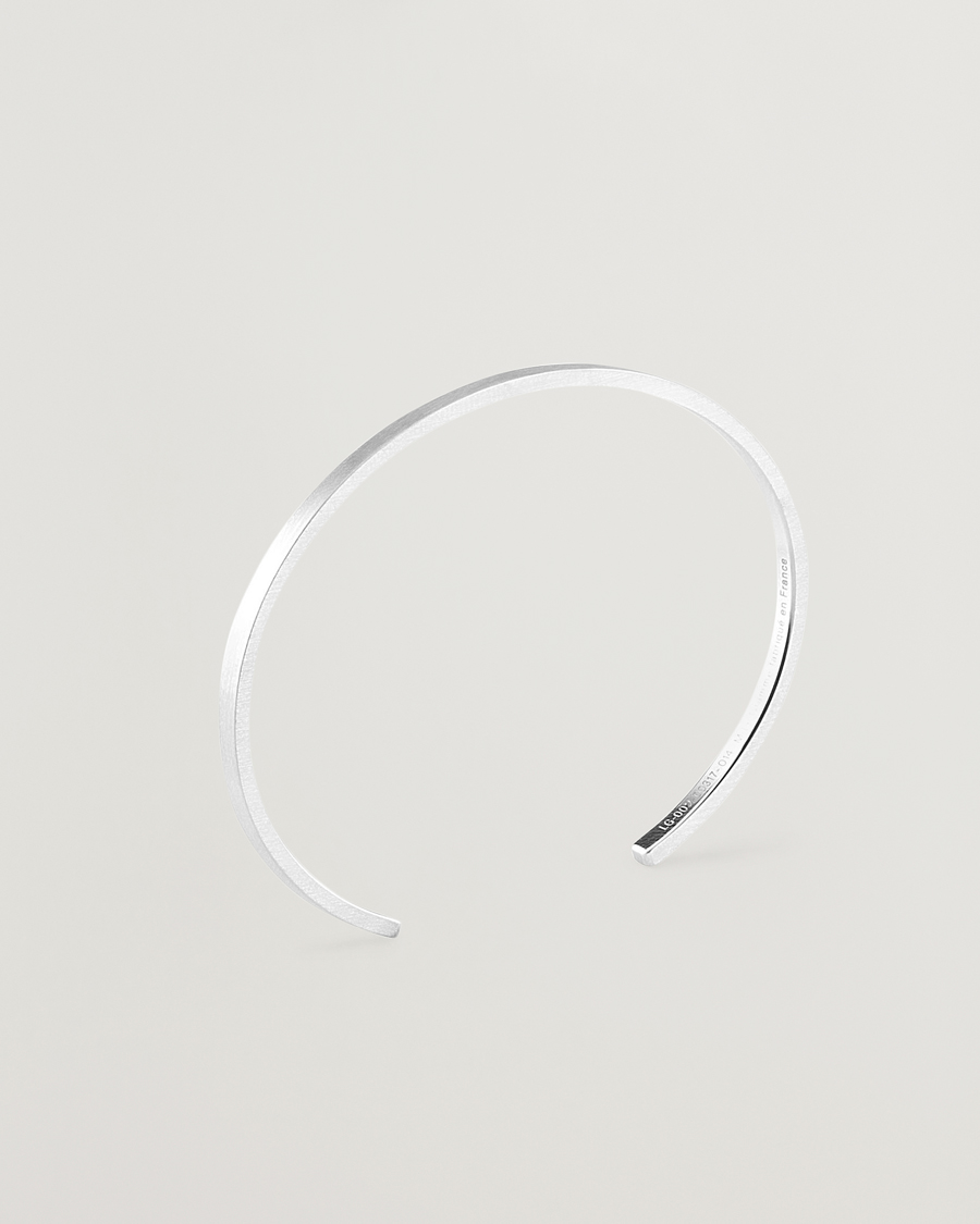 Mies | Korut | LE GRAMME | Ribbon Bracelet Brushed Sterling Silver 7g