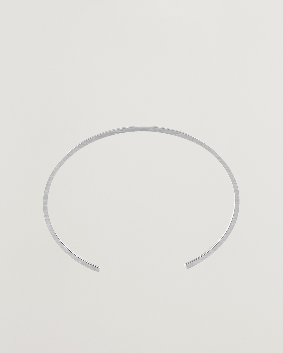 Mies | Korut | LE GRAMME | Ribbon Bracelet Brushed Sterling Silver 7g