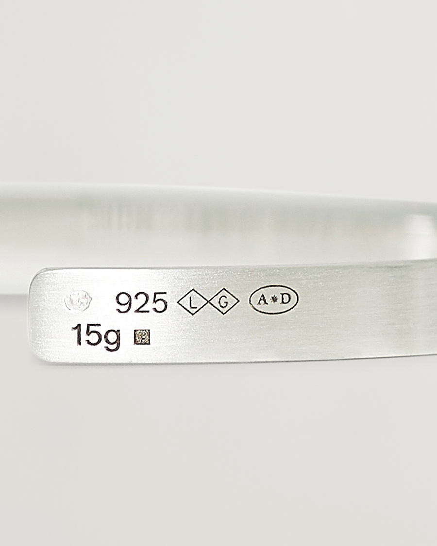 Mies | LE GRAMME Ribbon Bracelet Brushed Sterling Silver 15g | LE GRAMME | Ribbon Bracelet Brushed Sterling Silver 15g