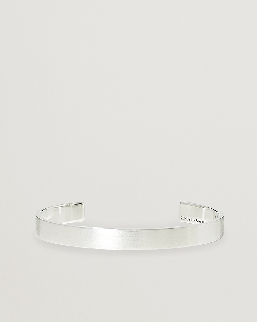 Mies | Korut | LE GRAMME | Ribbon Bracelet Brushed Sterling Silver 21g