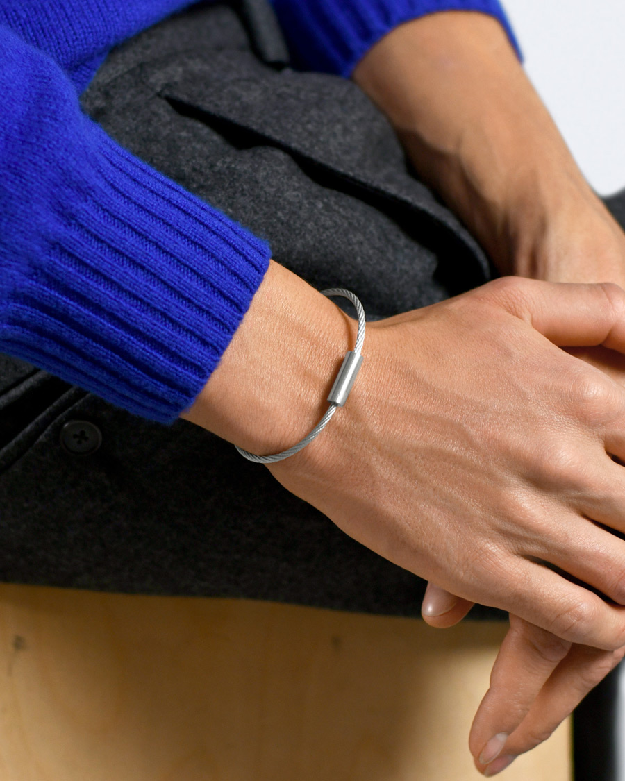 Mies | Korut | LE GRAMME | Cable Bracelet Brushed Sterling Silver 9g