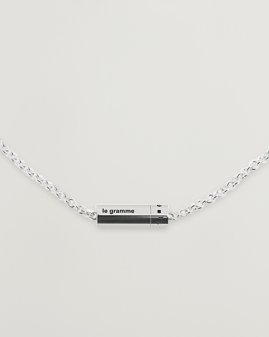 Mies | LE GRAMME Chain Cable Necklace Sterling Silver 13g | LE GRAMME | Chain Cable Necklace Sterling Silver 13g