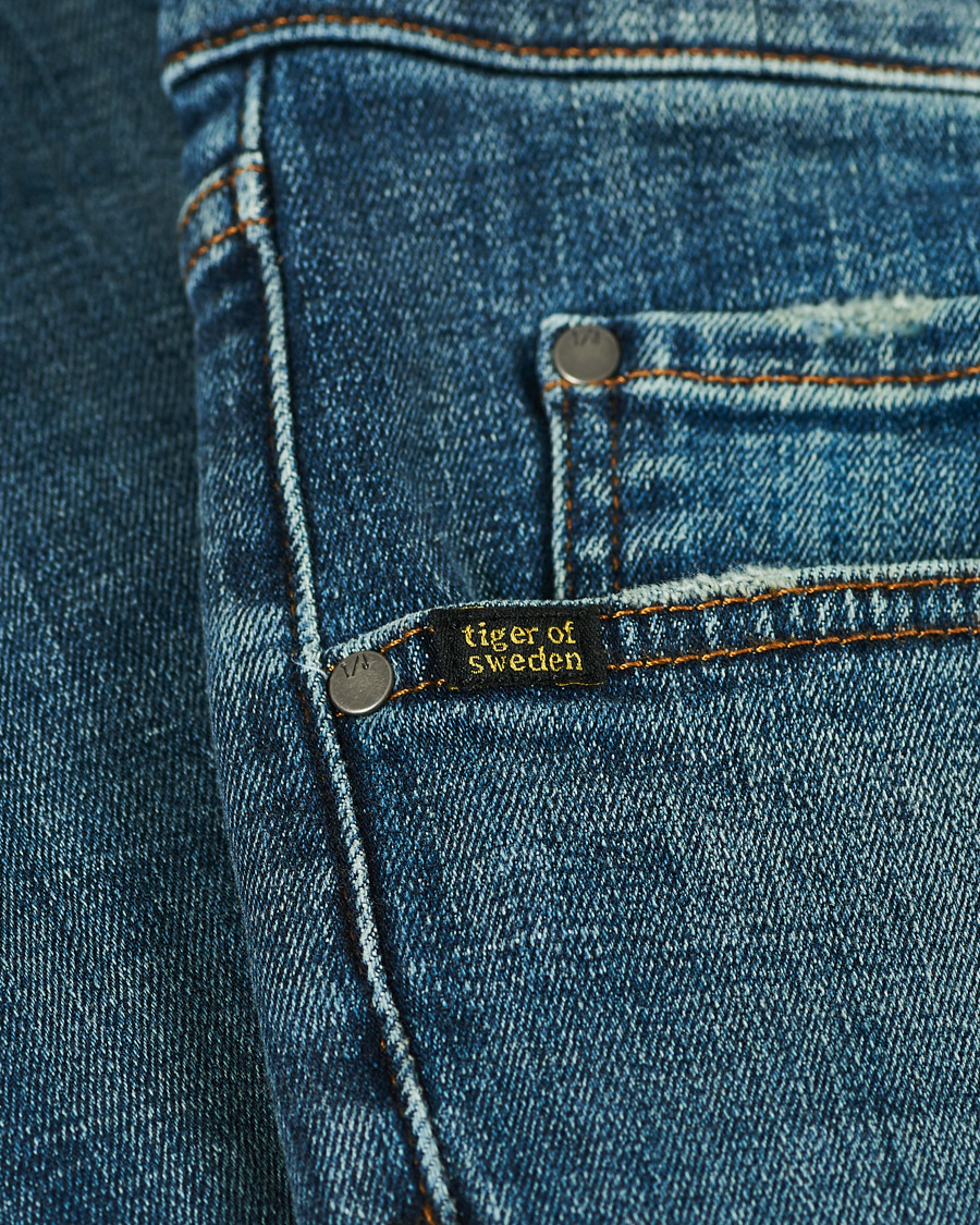 Mies | Farkut | Tiger of Sweden Jeans | Slim Super Stretch Ideal Jeans Medium Blue