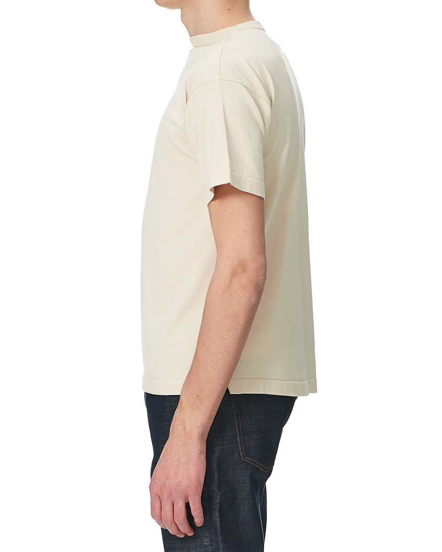 Mies | T-paidat | Andersen-Andersen | Boatsman Short Sleeve Tee Off White