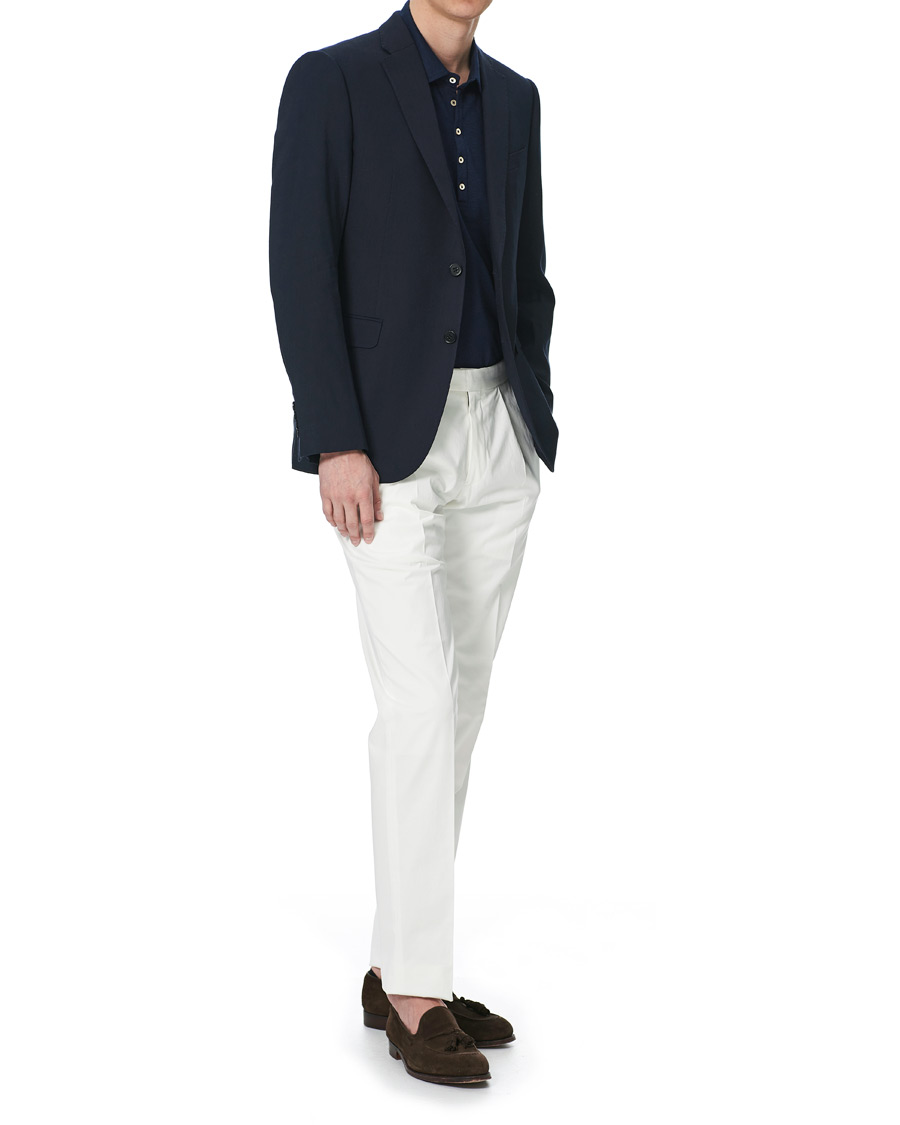 Mies | Pikkutakit | Emporio Armani | Slim Fit Techno Linen Stretch Blazer Navy