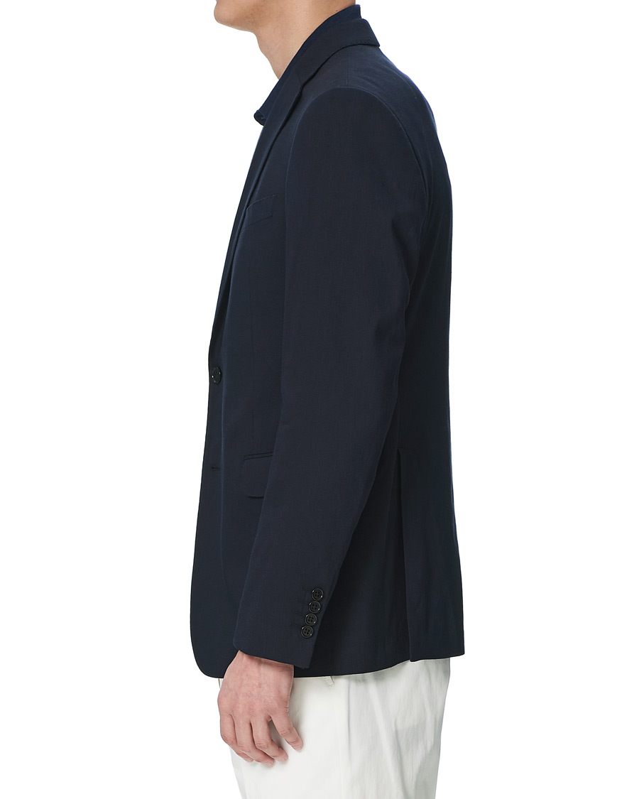 Mies | Pikkutakit | Emporio Armani | Slim Fit Techno Linen Stretch Blazer Navy