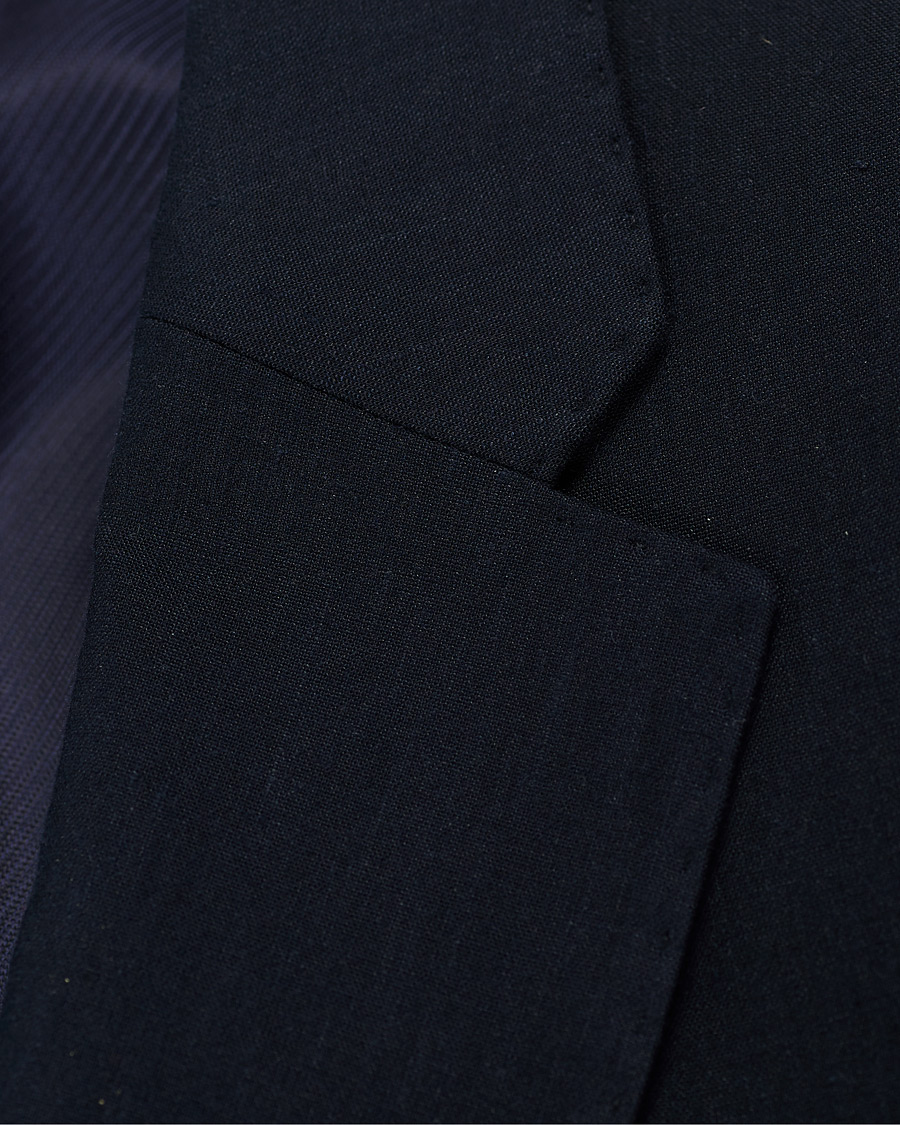 Mies | Pikkutakit | Emporio Armani | Slim Fit Techno Linen Stretch Blazer Navy