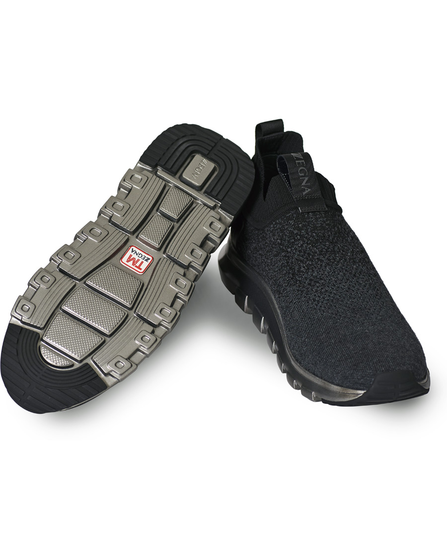 Mies | Z Zegna Techmerino Sock Sneaker Dark Blue | Z Zegna | Techmerino Sock Sneaker Dark Blue