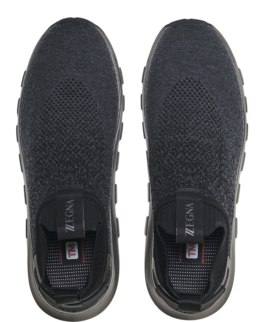 Mies | Z Zegna Techmerino Sock Sneaker Dark Blue | Z Zegna | Techmerino Sock Sneaker Dark Blue