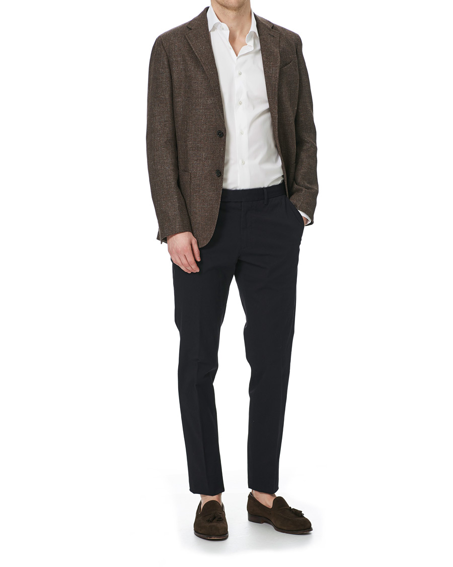 Mies | Pikkutakit | Ermenegildo Zegna | Unconstructed Linen Blazer Brown