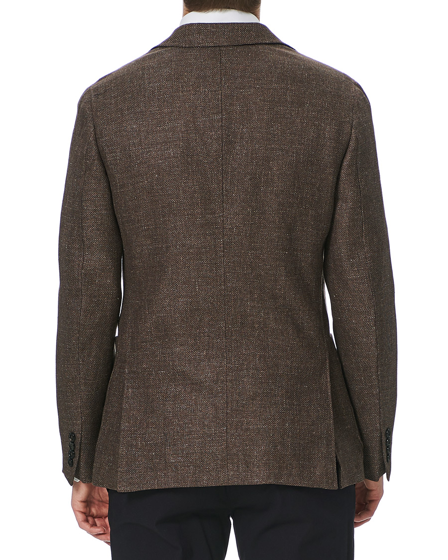 Mies | Pikkutakit | Ermenegildo Zegna | Unconstructed Linen Blazer Brown