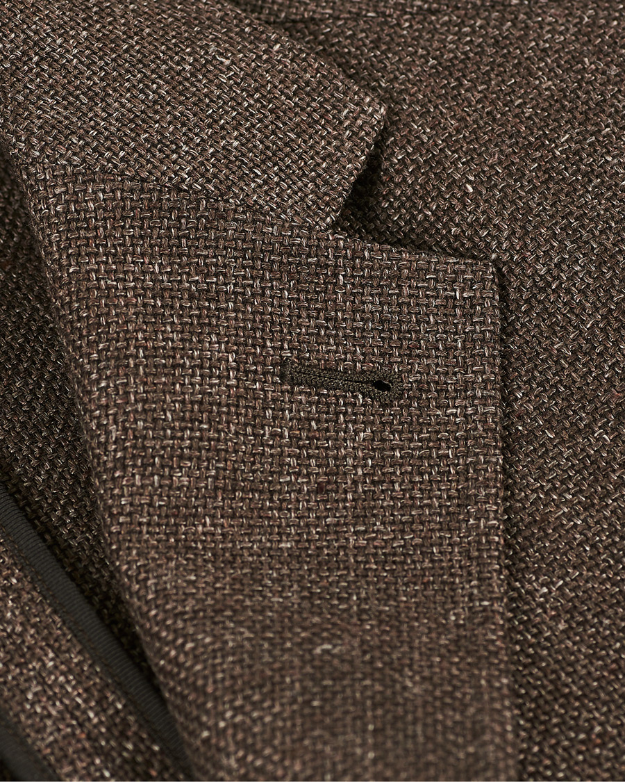Mies | Pikkutakit | Ermenegildo Zegna | Unconstructed Linen Blazer Brown