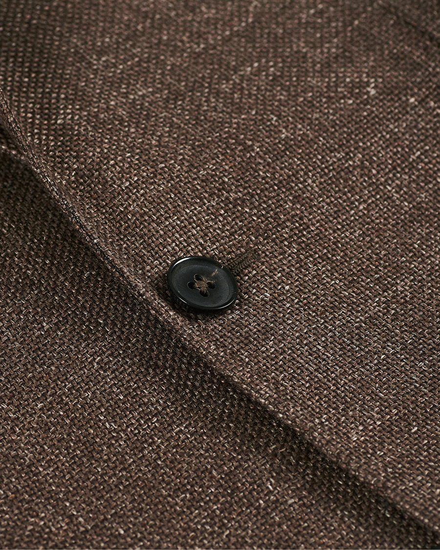 Mies | Pikkutakit | Ermenegildo Zegna | Unconstructed Linen Blazer Brown