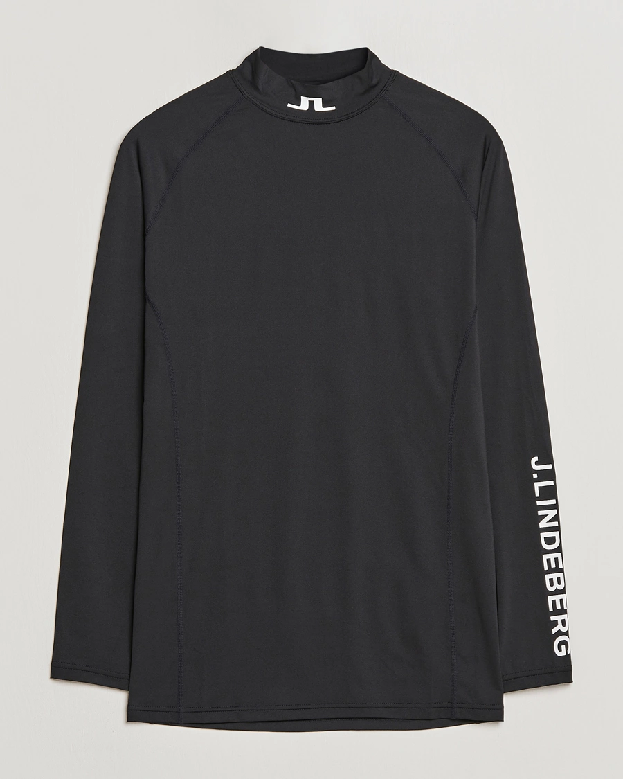 Mies | Mustat t-paidat | J.Lindeberg | Aello Soft Compression Tee Black