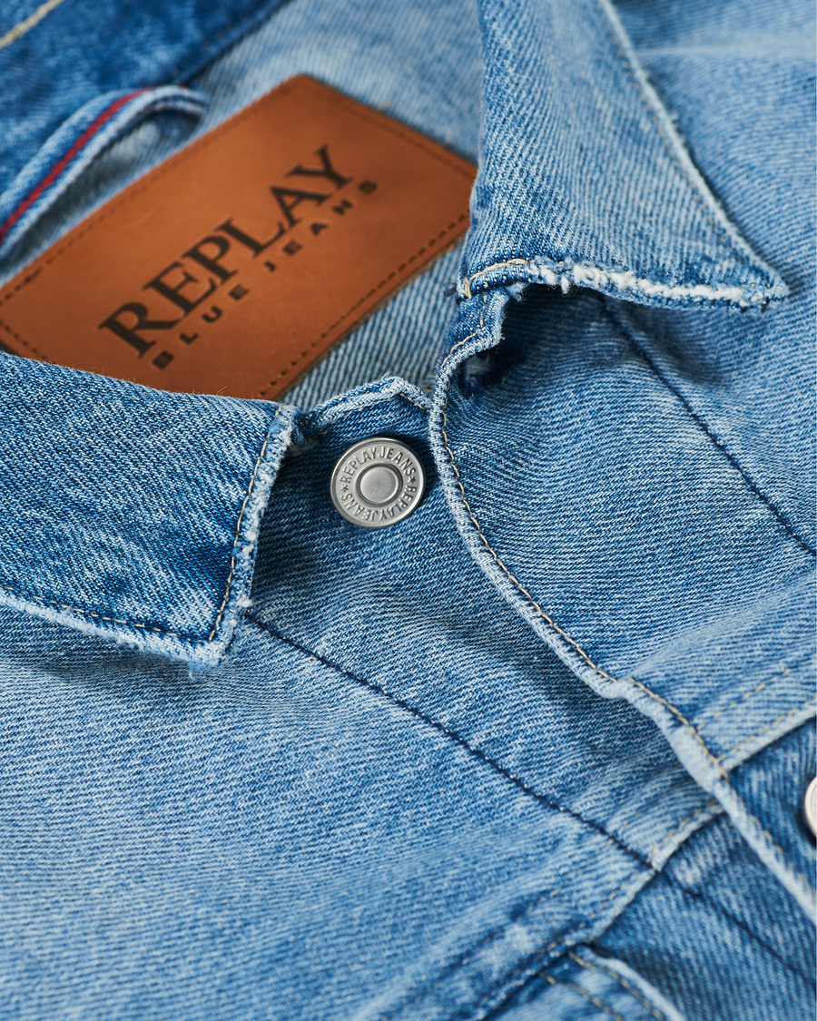 Mies | Takit | Replay | Denim Jacket Light Blue