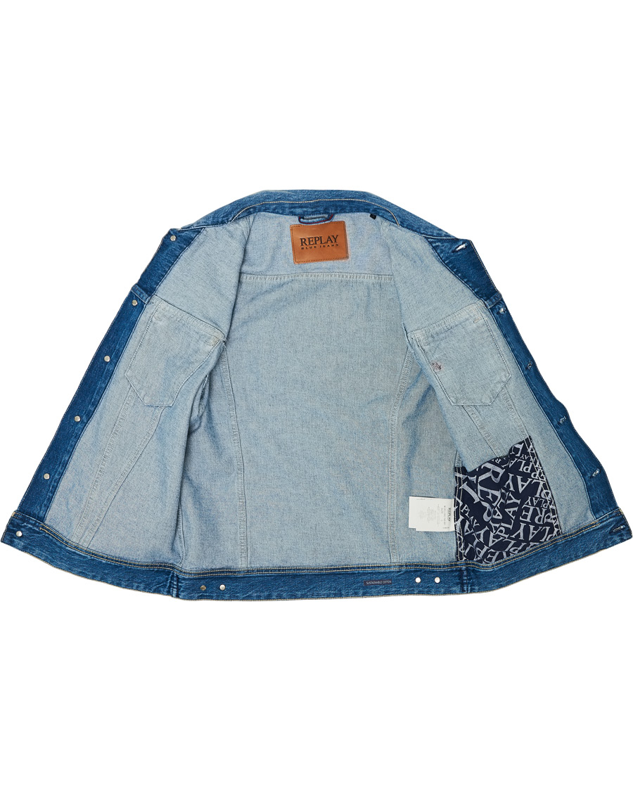 Mies | Takit | Replay | Denim Jacket Light Blue