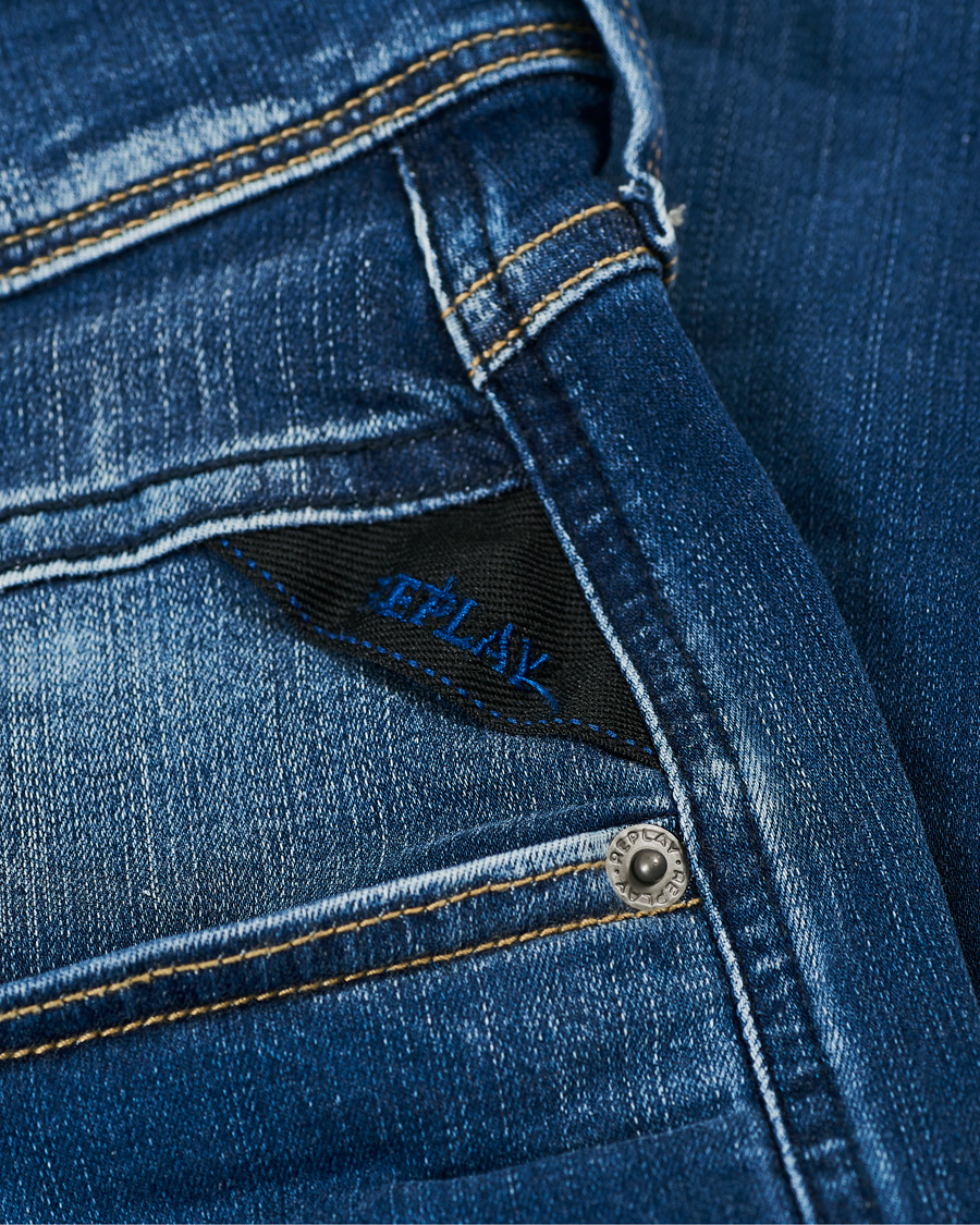 Mies | Farkut | Replay | Anbass Hyperflex X-Lite Jeans Medium Blue