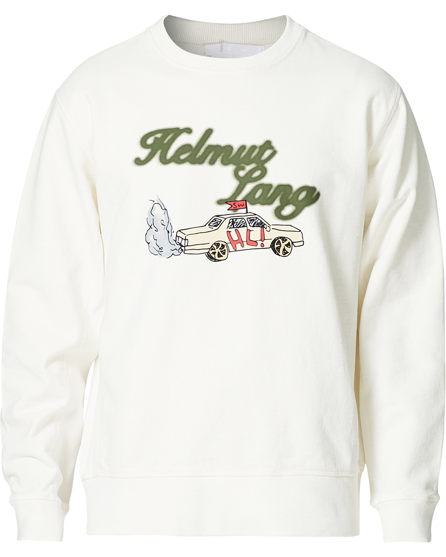 Mies | Puserot | Helmut Lang | Taxi Crew Neck Ecru