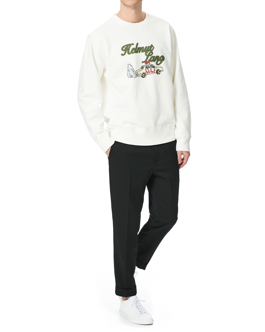 Mies | Puserot | Helmut Lang | Taxi Crew Neck Ecru