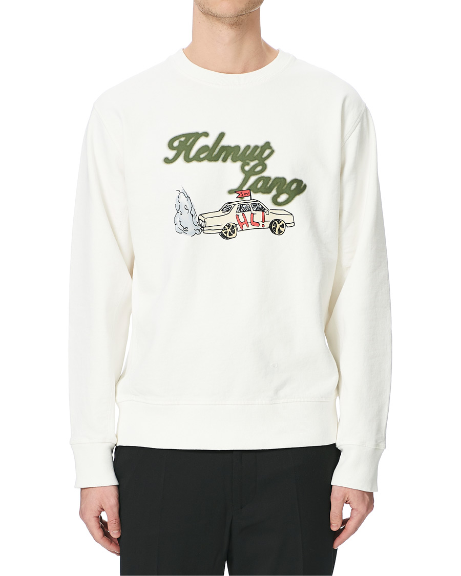 Mies | Puserot | Helmut Lang | Taxi Crew Neck Ecru