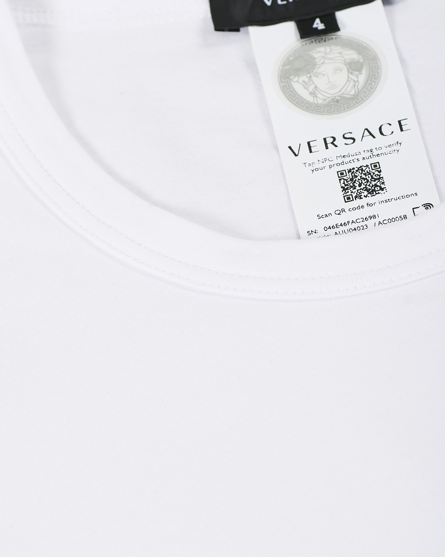 Mies | T-paidat | Versace | Logo Tee White