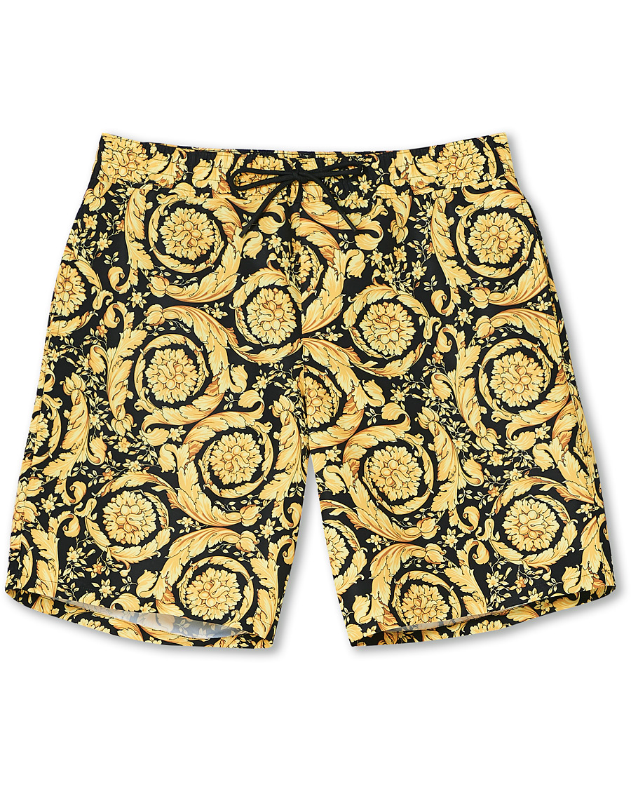 Mies | Uimahousut | Versace | Barocco Swim Trunks Black/Gold