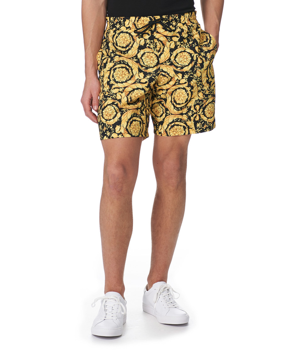 Mies | Uimahousut | Versace | Barocco Swim Trunks Black/Gold