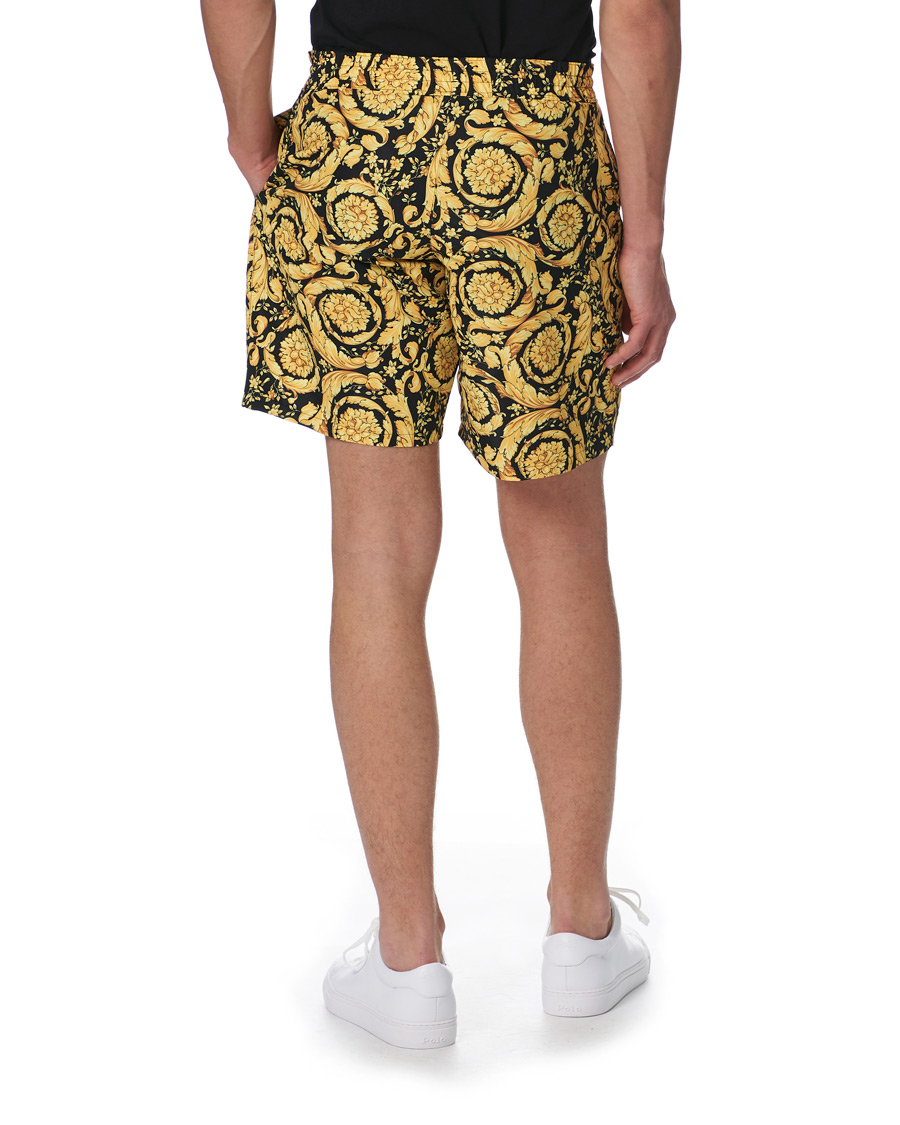 Mies | Uimahousut | Versace | Barocco Swim Trunks Black/Gold