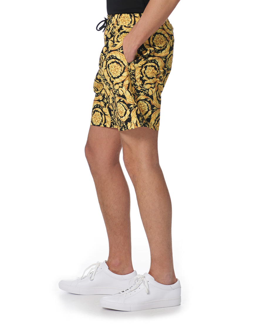 Mies | Uimahousut | Versace | Barocco Swim Trunks Black/Gold