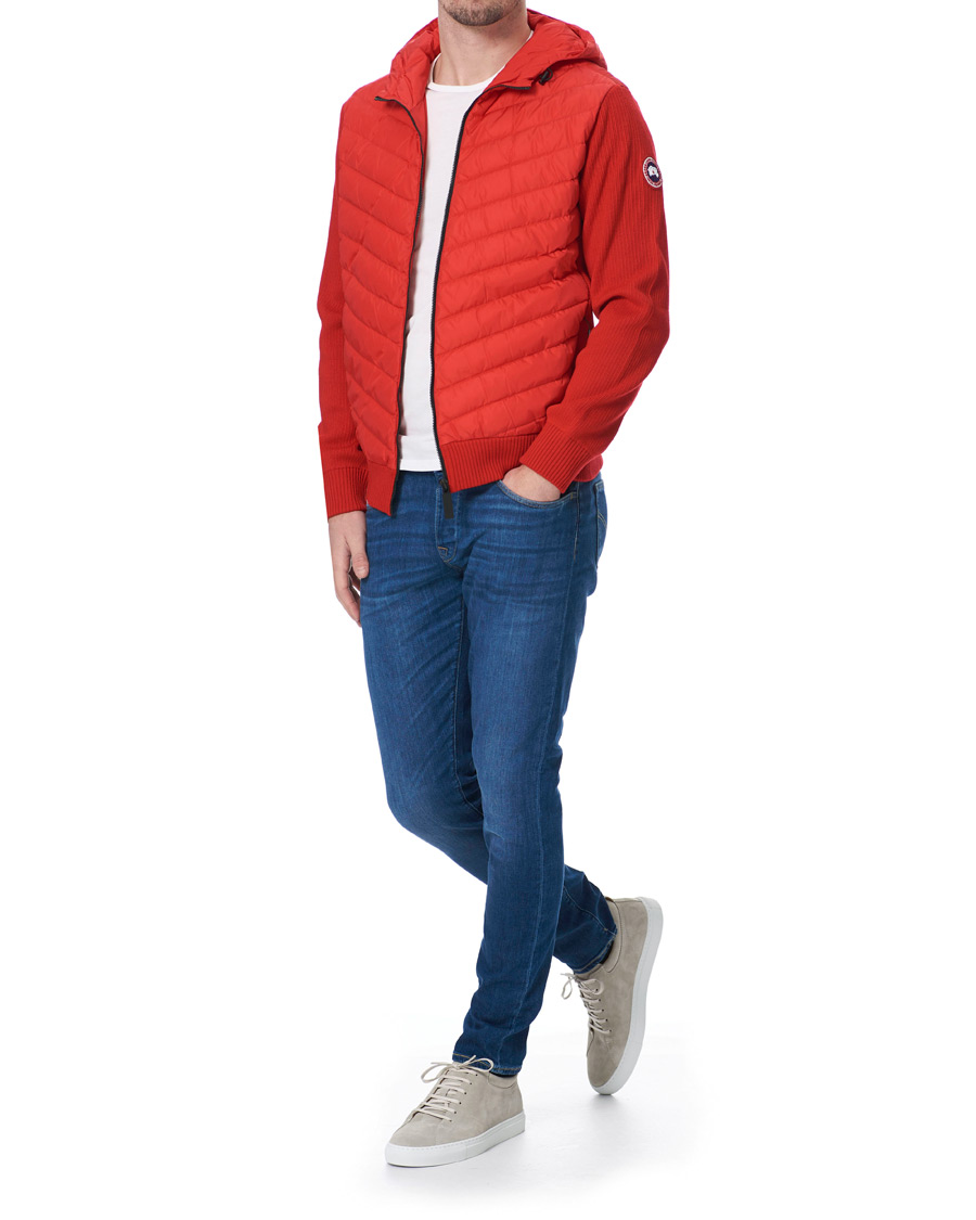 Mies | Takit | Canada Goose | Hybridge Knitted Hoodie Red