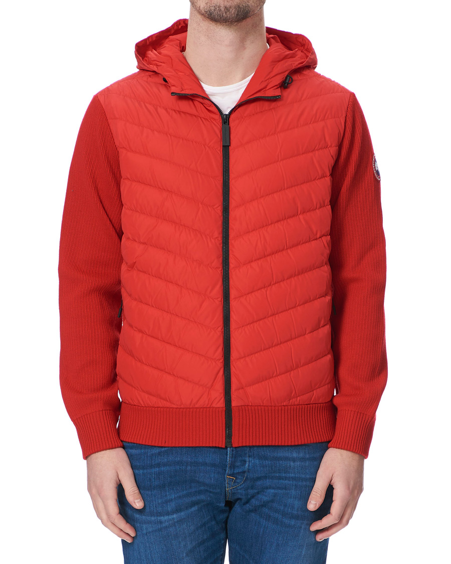 Mies | Takit | Canada Goose | Hybridge Knitted Hoodie Red