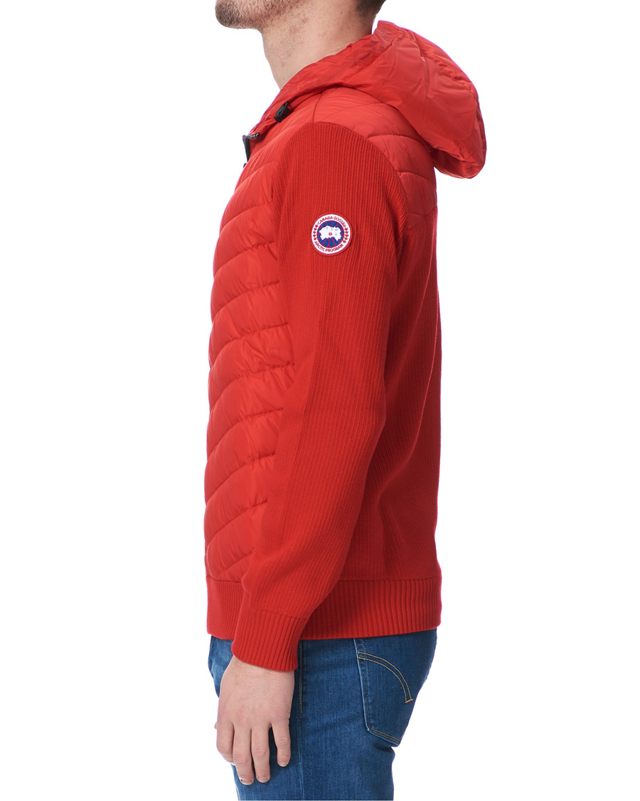 Mies | Takit | Canada Goose | Hybridge Knitted Hoodie Red