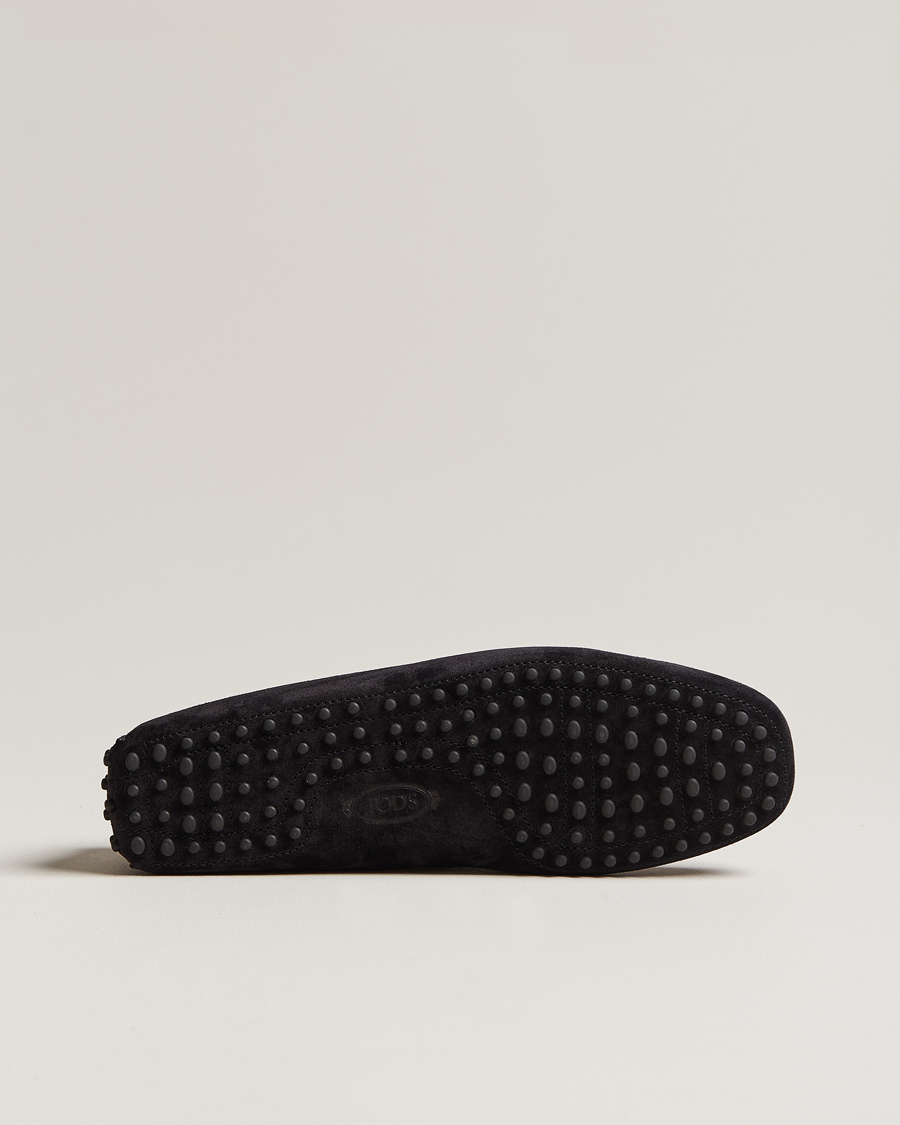 Mies | Tod's Lacetto Gommino Carshoe Black Suede | Tod's | Lacetto Gommino Carshoe Black Suede