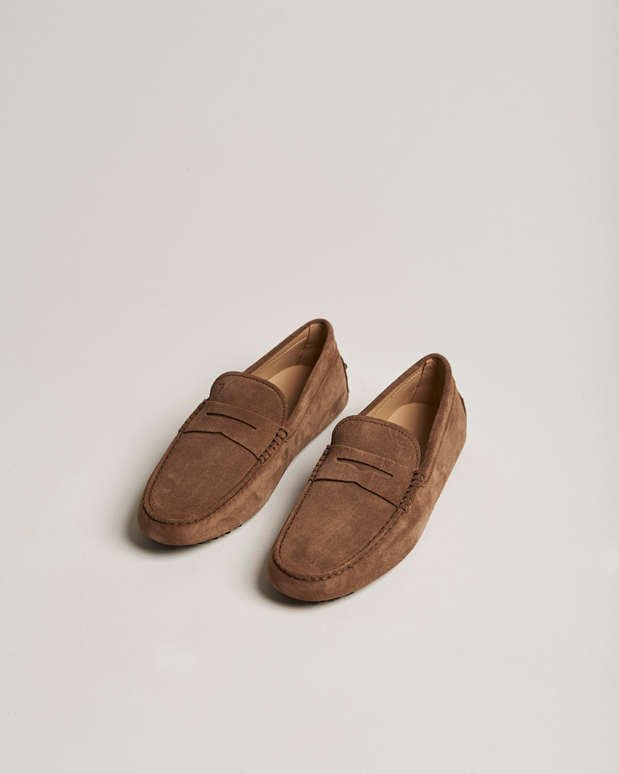 Mies |  | Tod's | Gommino Carshoe Brown Suede