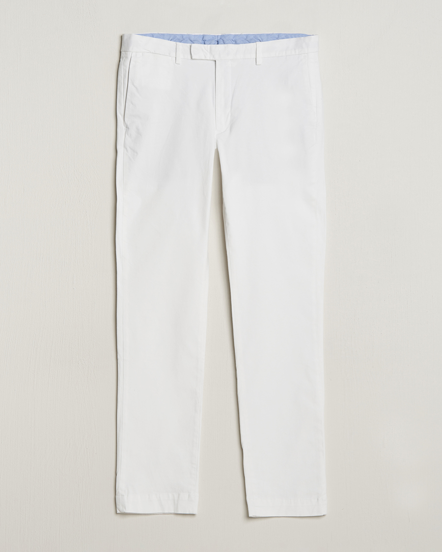 Mies | Housut | Polo Ralph Lauren | Slim Fit Stretch Chinos White